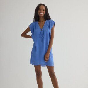 Bella Dahl Blue Dolman Sleeve Sundress